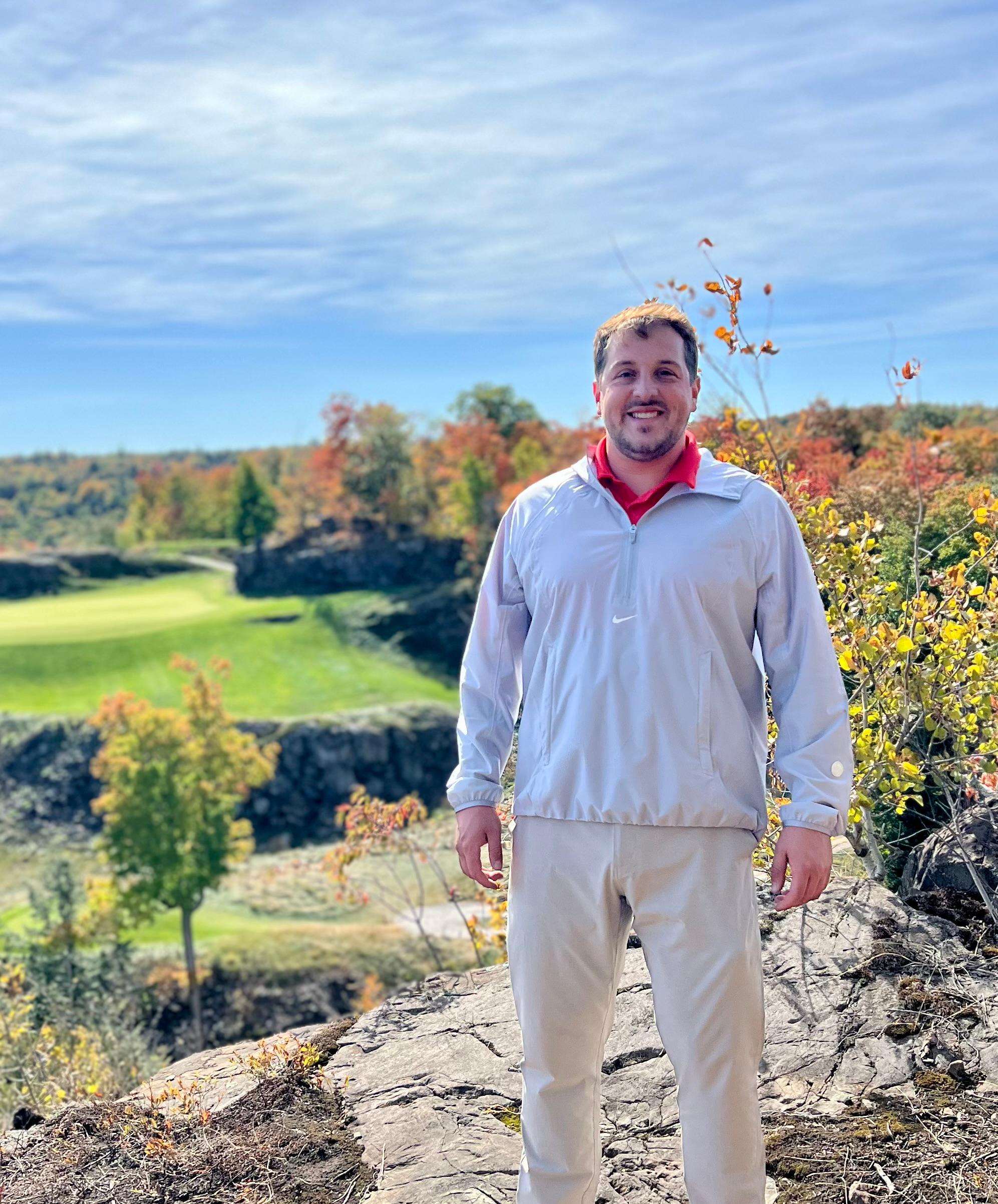 Bradley Jackson at Greywalls Golf Course, Marquette MI